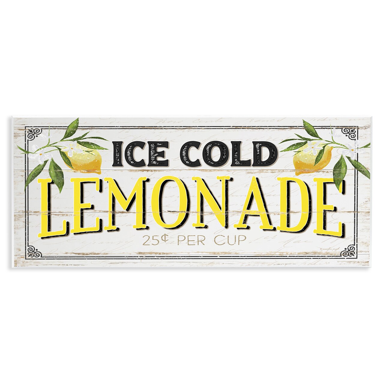 Stupell Industries Vintage Lemonade Stand Sign Wall Plaque Art